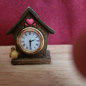 Mini Clock Bird House